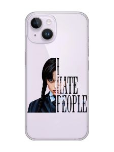 Прозорий чохол із захистом камери на iPhone 14 :: Добра дівчинка (принт 215)