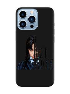 Матовий чорний чохол на Apple iPhone 13 Pro Max Добра дівчинка (принт 215)