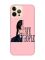Матовий рожевий чохол на Apple iPhone 12 Pro Max Добра дівчинка (принт 215)