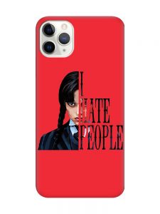 Матовий червоний чохол на iPhone 11 Pro Max (6.5) Добра дівчинка (принт 215)