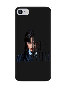 Матовий чорний чохол на iPhone 7 / 8 Добра дівчинка (принт 215)