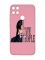Матовий рожевий чохол на Xiaomi Redmi 10C Добра дівчинка (принт 215)