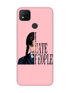 Матовий рожевий чохол на Xiaomi Redmi 9C / 10A Добра дівчинка (принт 215)