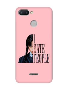 Матовий рожевий чохол на Xiaomi Redmi 6 Добра дівчинка (принт 215)