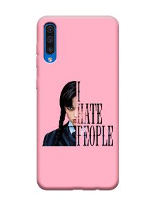 Матовий рожевий чохол на Samsung Galaxy A50 (2019) A505 Добра дівчинка (принт 215)