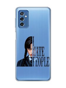 Прозорий чохол на Samsung Galaxy M52 :: Добра дівчинка (принт 215)