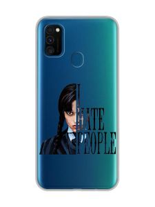 Прозорий чохол на Samsung Galaxy M30s/М21  :: Добра дівчинка (принт 215)