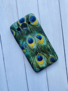 Силіконовий матовий чохол з малюнком для Huawei Y3 2017 Пір'їни