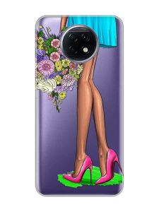 Прозорий чохол на Xiaomi Redmi Note 9T/Redmi Note 9 5G :: Квітковий настрій (принт 226)