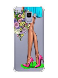 Чохол із потовщеними кутами на Samsung Galaxy J6 (2018) J600F :: Квітковий настрій (принт 226)