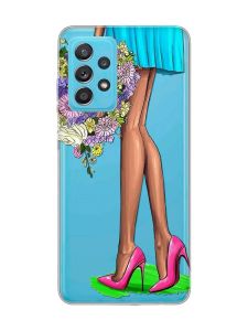 Прозорий чохол на Samsung Galaxy A52 :: Квітковий настрій (принт 226)