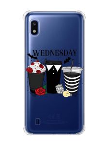 Чохол з потовщеними кутами на Samsung Galaxy A10 (2019)/A105 Коктейлі. Венздей (принт 216)