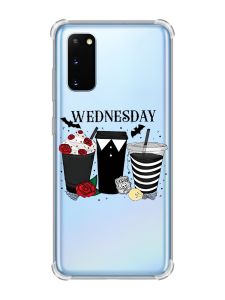 Чохол із потовщеними кутами на Samsung Galaxy S20 Plus Коктейлі. Венздей (принт 216)