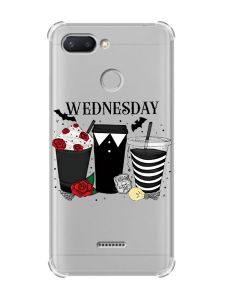 Чохол із потовщеними кутами для Xiaomi Redmi 6 Коктейлі. Венздей (принт 216)