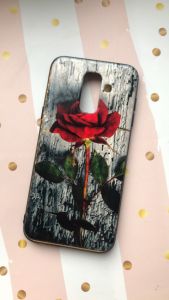 Силіконовий чохол із малюнком для Samsung Galaxy А6 Plus Роза на стеблі