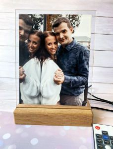 Ваша фотографія з підсвіткою та дистанційним пультом керування (2 в 1)