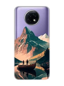 Прозорий чохол на Xiaomi Redmi Note 9T/Redmi Note 9 5G :: Човен. Пейзаж (принт 246)