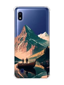 Чохол з потовщеними кутами на Samsung Galaxy A10 (2019)/A105 :: Човен. Пейзаж (принт 246)