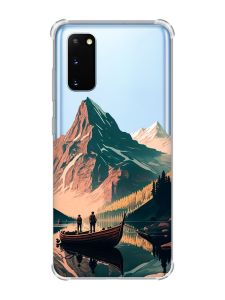 Чохол із потовщеними кутами на Samsung Galaxy S20 Plus :: Човен. Пейзаж (принт 246)