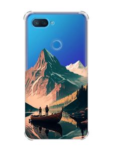 Чохол із потовщеними кутами на Xiaomi Mi 8 Lite :: Човен. Пейзаж (принт 246)