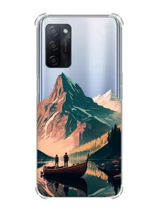 Чохол з потовщеними кутами на Oppo A55 :: Човен. Пейзаж (принт 246)