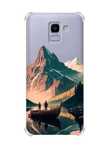 Чохол із потовщеними кутами на Samsung Galaxy J6 (2018) J600F :: Човен. Пейзаж (принт 246)