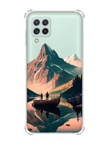 Чохол із потовщеними кутами на Samsung Galaxy A22 5G / A22s 5G :: Човен. Пейзаж (принт 246)