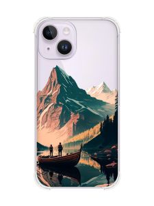 Чохол із потовщеними кутами на iPhone 14 :: Човен. Пейзаж (принт 246)