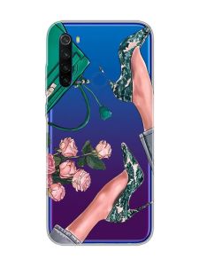 Прозорий чохол на Xiaomi Redmi Note 8T :: Туфельки і квіти (принт 225)