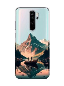 Прозорий чохол на Xiaomi Redmi Note 8 Pro :: Човен. Пейзаж (принт 246)
