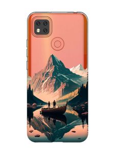 Прозорий чохол для Xiaomi Redmi 9C :: Човен. Пейзаж (принт 246)