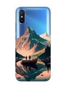 Прозорий чохол на Xiaomi Redmi 9A  :: Човен. Пейзаж (принт 246)