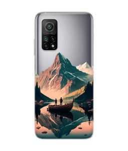 Прозорий чохол на Xiaomi Mi 10T/Mi 10T Pro :: Човен. Пейзаж (принт 246)