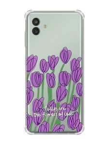 Чохол з потовщеними кутами на Samsung Galaxy M13 5G :: Тюльпани (принт 265)