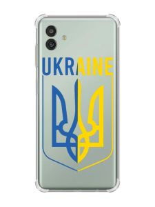 Чохол з потовщеними кутами на Samsung Galaxy M13 5G Тризуб (принт 254)