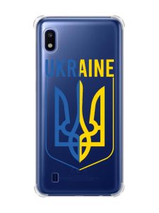 Чохол з потовщеними кутами на Samsung Galaxy A10 (2019)/A105 Тризуб (принт 254)