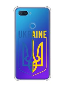 Чохол із потовщеними кутами на Xiaomi Mi 8 Lite Тризуб (принт 254)