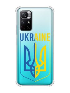 Чохол з потовщеними кутами на Xiaomi Redmi Note 11 4G Тризуб (принт 254)