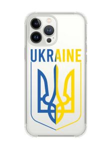 Чохол із потовщеними кутами на iPhone 14 Pro Тризуб (принт 254)