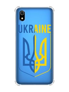 Чохол з потовщеними кутами для Xiaomi Redmi 7A Тризуб (принт 254)