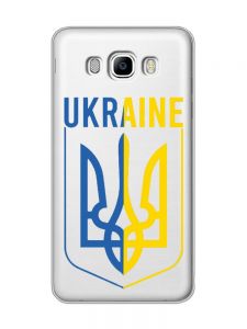 Прозорий чохол на SAMSUNG Galaxy J7(2016) J710 Тризуб (принт 254)