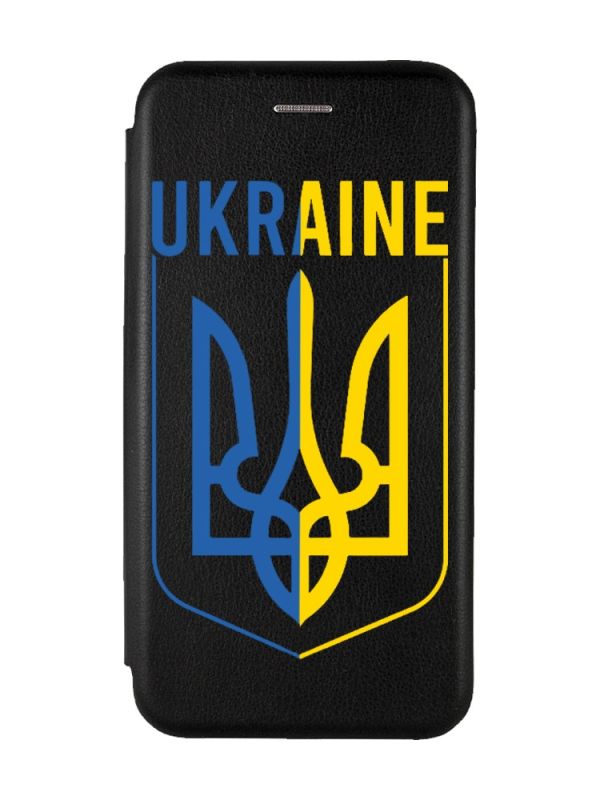 Чохол-книжка з малюнком для Samsung Galaxy M52 (2021) M526 Чорний :: Тризуб (патріотичний принт 254)