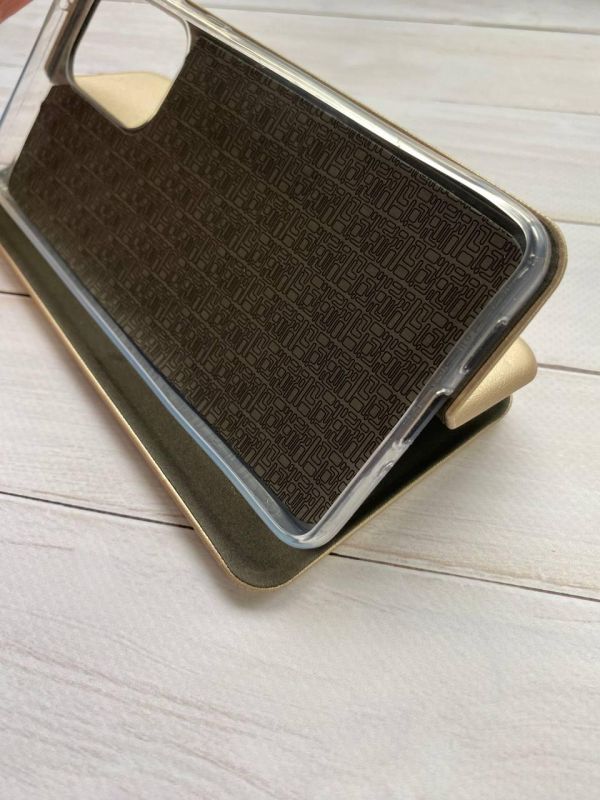 Чохол-книжка з малюнком для Samsung Galaxy A73 5G Золотий :: Тюльпани (принт 265)