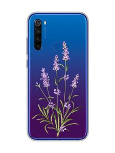 Прозорий чохол на Xiaomi Redmi Note 8T :: Гілочки лаванди (принт 266)