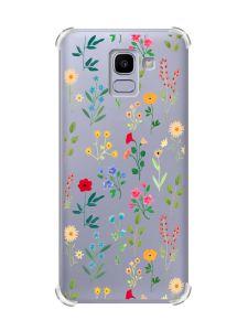 Чохол із потовщеними кутами на Samsung Galaxy J6 (2018) J600F :: Квітковий фон (принт 269)