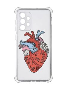 Чохол із потовщеними кутами на Oppo A72 5G :: Серце анатомічне (принт 250)