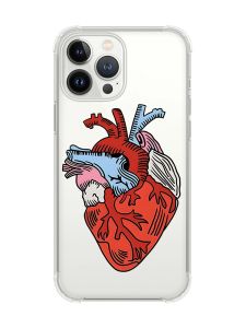 Чохол із потовщеними кутами на iPhone 14 Pro :: Серце анатомічне (принт 250)