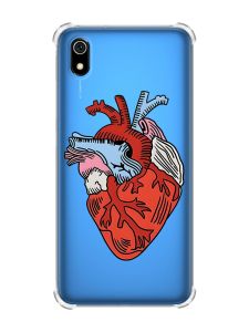 Чохол з потовщеними кутами для Xiaomi Redmi 7A :: Серце анатомічне (принт 250)
