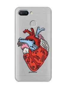 Прозорий чохол на Xiaomi Redmi 6  :: Серце анатомічне (принт 250)