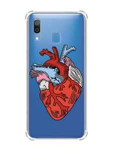 Чохол з потовщеними кутами на Samsung Galaxy A30 (2019) / A20 (2019) :: Серце анатомічне (принт 250)